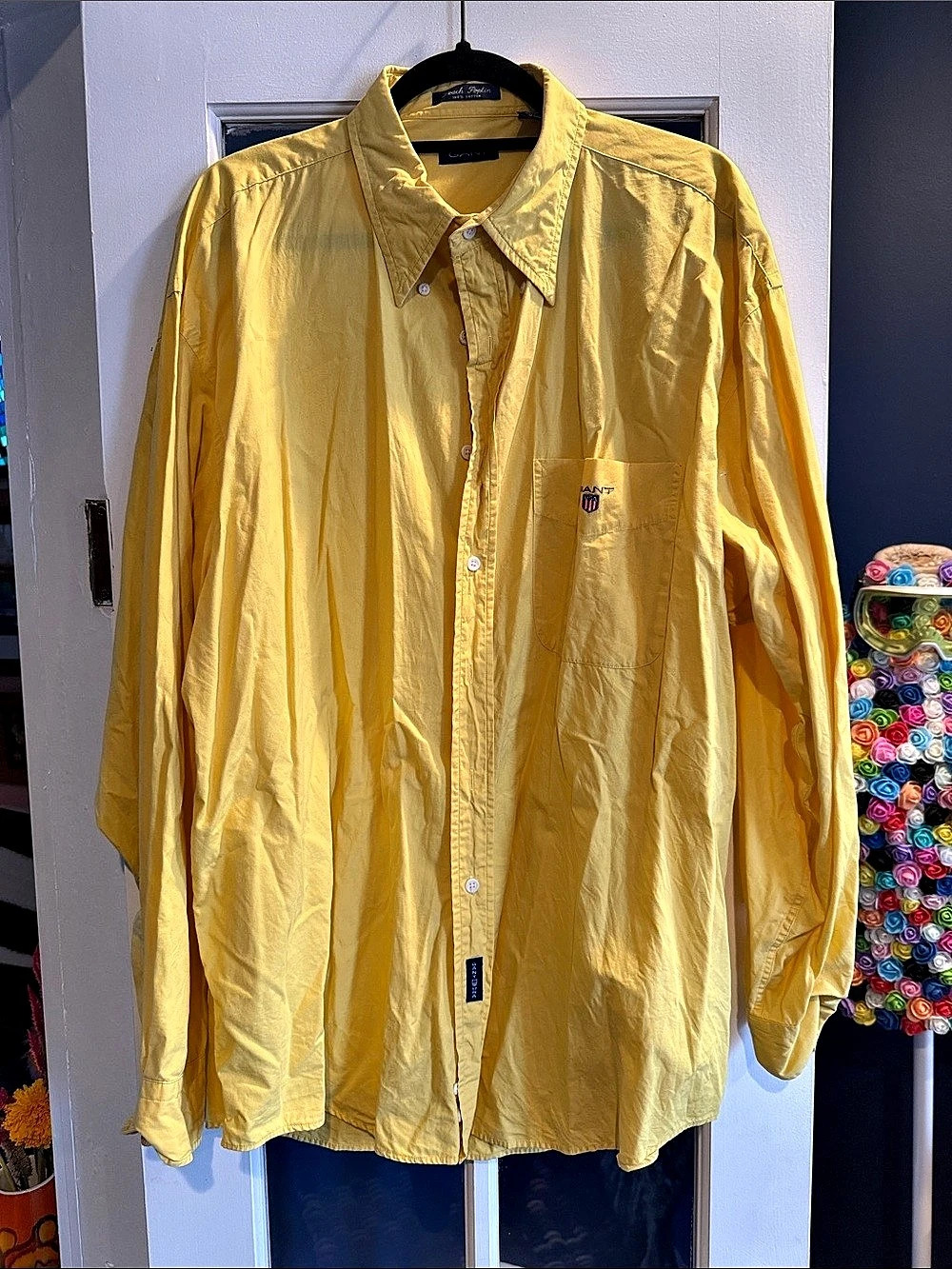 Gant Yellow Long Sleeve Button Down